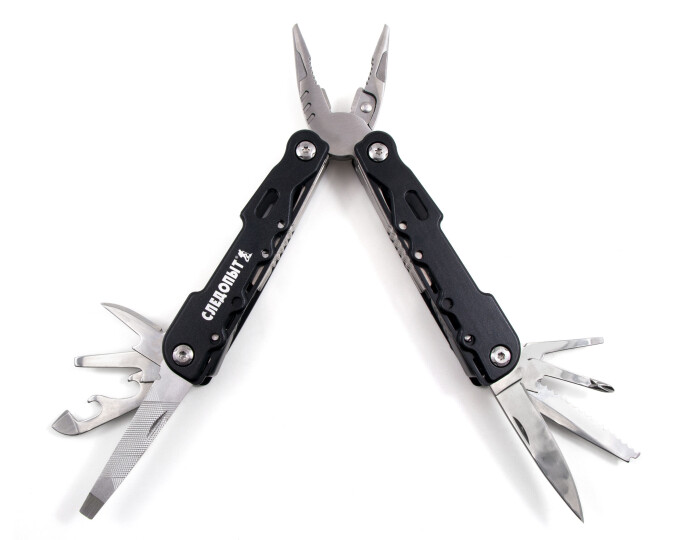 Мультитул «Следопыт-KEEPER» 11 предметов, чехол, блистер (106х43х22мм) - изображение 1 