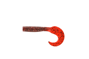 Приманка съедобная ALLVEGA «Flutter Tail Grub» 3,5см 0,6г (15шт.) цвет cranberry seed