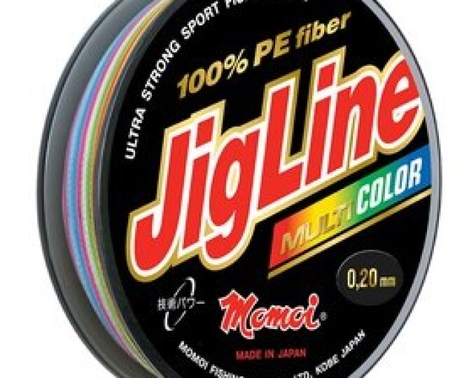 Шнур плетеный JigLine Multicolor 100м 0,12мм (9,0кг) - изображение 1 