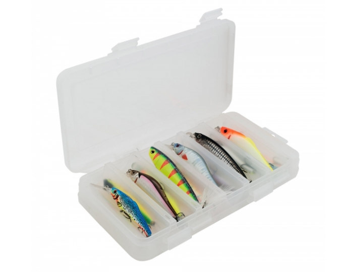 Коробка Три Кита ВБ-2 (для приманок, 2-х сторонняя, 230х125х35мм, 6+6 отделений) белая - изображение 2