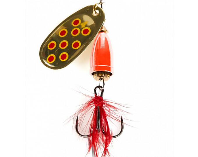 Блесна вращающаяся Lucky John BELL SPIN 03 (вес 8,5гр.) цвет GRD - изображение 1 