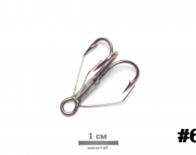 Крючок German Weedless Treble №06 (10) - изображение 1 
