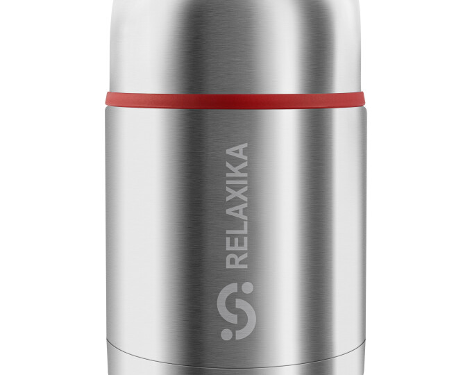 Термос для еды Relaxika 301 в термочехле (0,7л) стальной - изображение 10