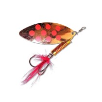 Блесна вращающаяся Lucky John SPIN X LONG 04 (вес 9гр.) цвет CR