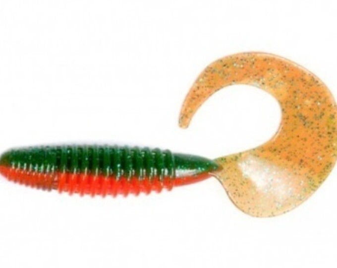 Твистер Lucky John Pro Series «CRUSHER GRUB» 3.9in (09.90) цвет T56 (5шт.) - изображение 1 