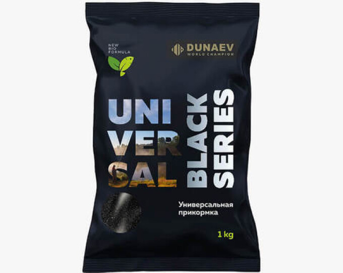 Прикормка DUNAEV BLACK Series (1кг) UNIVERSAL - изображение 1 