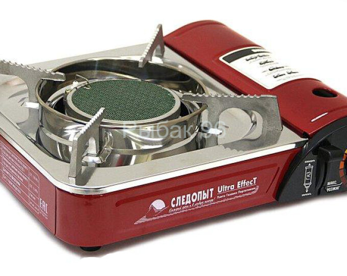 Плита газовая СЛЕДОПЫТ — Ultra Effect (керамическое покрытие, с переходником) - изображение 1