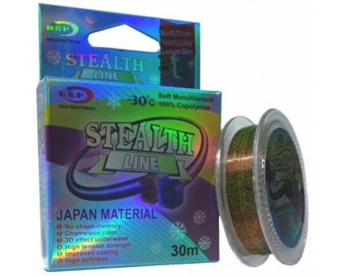 Леска Osprey 3D Line Stealth 0,20мм 30м (9,56кг) (прозрачная) - изображение 1 