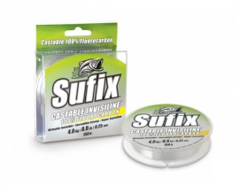 Леска SUFIX CASTABLE 100% Fluorocarbon (прозрачная) 150м, 0,35мм (9,0кг)