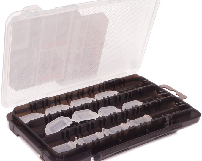 Коробка Kosadaka Light Game Case A (стыкуемая, 3 продольные секции, съёмные вставки, 175х105х18мм) - изображение 3