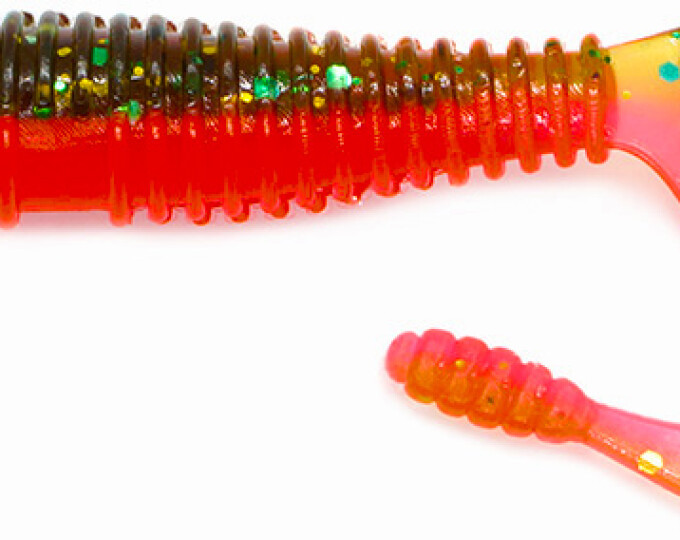 Силиконовая приманка Kosadaka REVOLT 70 (длина 70мм, вес 3,1гр.) (7шт.) цвет DGR - изображение 1