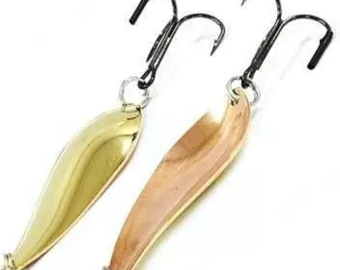 Блесна Колебалка Питер Атом 12гр. (2-х цветная) Латунь/Медь - изображение 1 