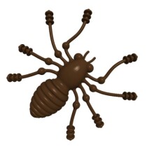 Силиконовая приманка SAN-BUGS DOMINATOR 38F КРАБ (светло-коричневая)