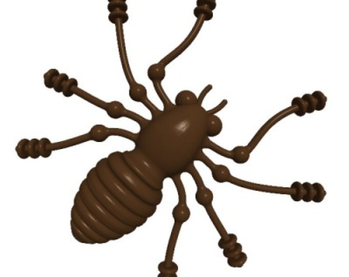 Силиконовая приманка SAN-BUGS DOMINATOR 38F КРАБ (светло-коричневая) - изображение 1 