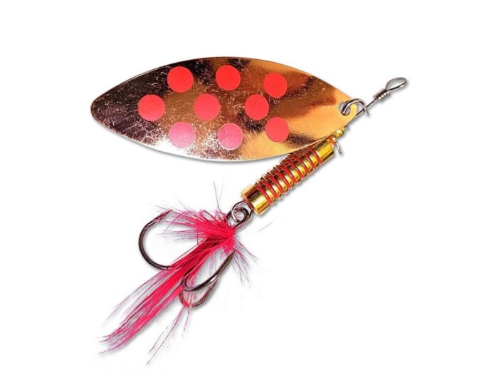 Блесна вращающаяся Lucky John SPIN X LONG 05 (вес 12гр.) цвет CR - изображение 1 