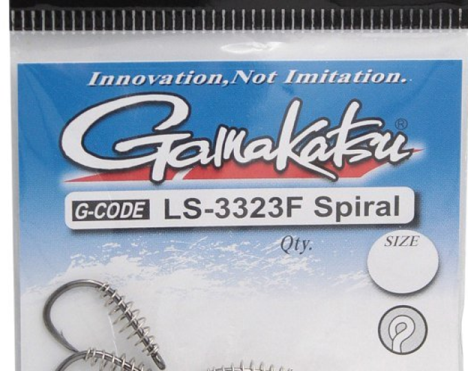 Крючок Gamakatsu Hook LS-3323F Spiral Black №10 - изображение 1 