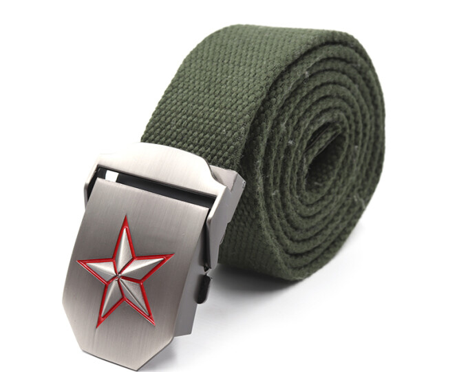 Ремень «Следопыт-ЗВЕЗДА», 1400*36мм, текстиль, зелёный - изображение 1 