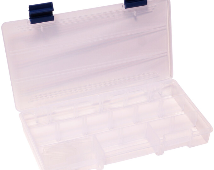 Коробка Kosadaka TB-S08 для приманок (регулируемая, прозрачная, 220х110х25мм) - изображение 2