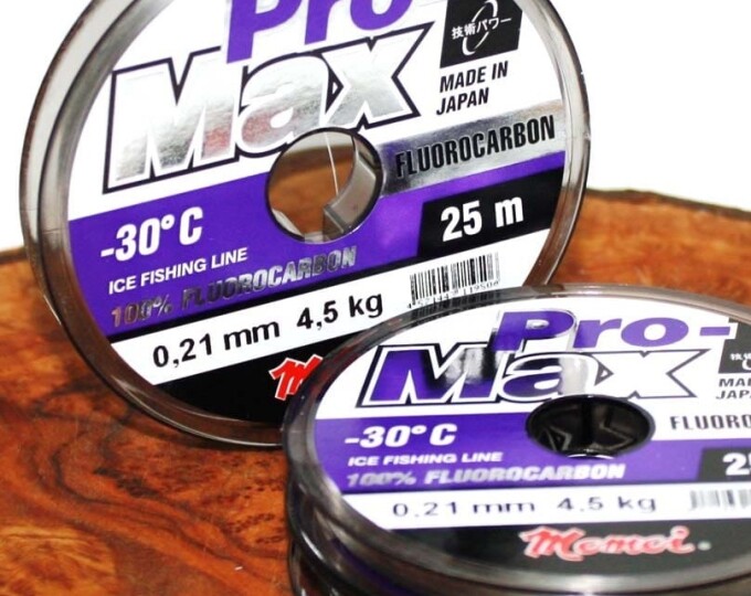 Леска Momoi Pro-Max Fluorocarbon 0,10мм (1,2кг) 25м (прозрачная) - изображение 1 