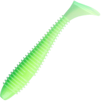 Приманка силиконовая Keitech Swing Impact FAT 4.3″ EA#11 Lime Chartreuse Glow