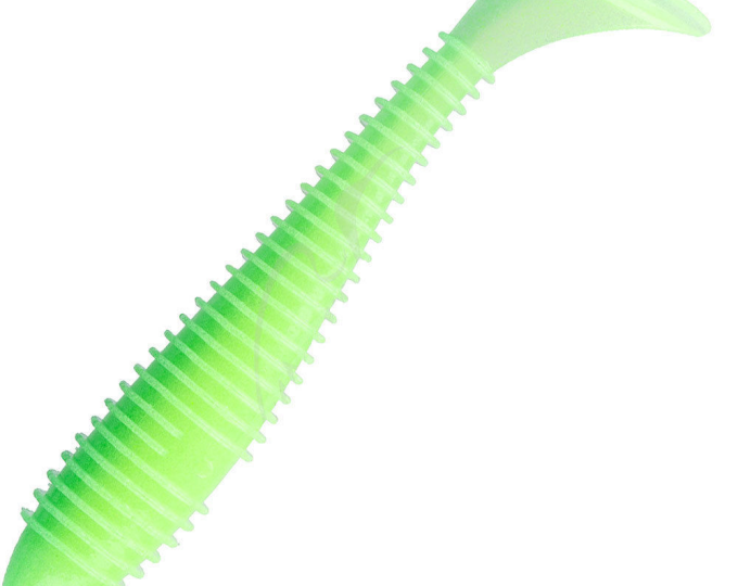 Приманка силиконовая Keitech Swing Impact FAT 4.3″ EA#11 Lime Chartreuse Glow - изображение 1