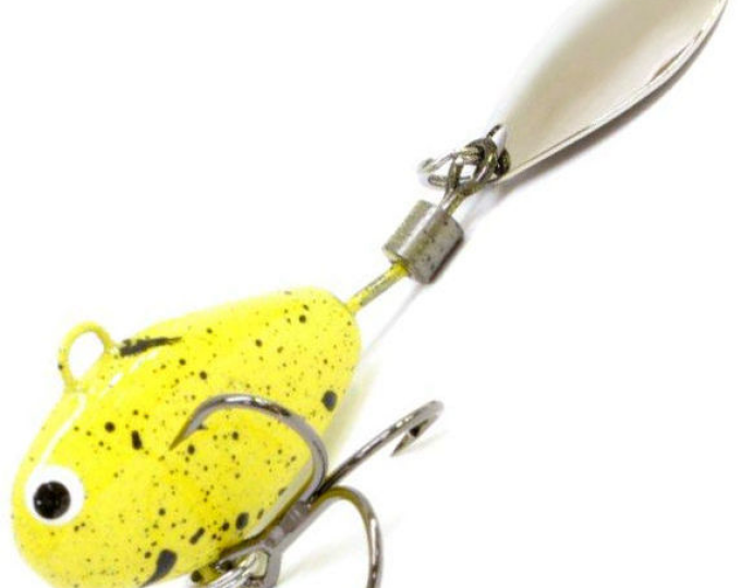 Тейл-спиннер UF-Studio Hurricane 10гр. цвет Yellow - изображение 1