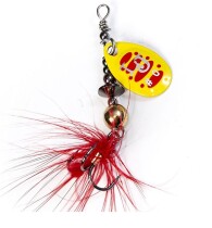 Блесна вращающаяся Lucky John BONNIE BLADE 0 (вес 2,7гр.) цвет 010 (блистер)