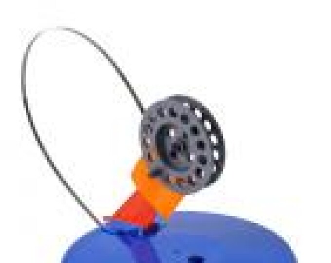 Жерлица German (угловая стойка, катушка 75мм) цвет Синий - изображение 1 