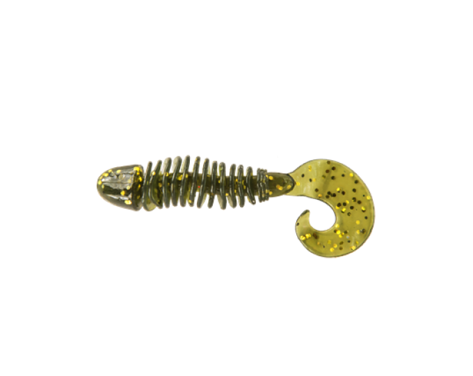 Приманка съедобная ALLVEGA «Bony Grub» 8см 5,2г (6шт.) цвет watermelon gold flake - изображение 1