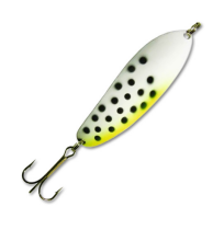 Блесна Kuusamo Taimen 75/25 цвет W/Ye/BL-S