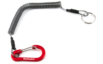 Шнур витой страх., «Namazu» с карабином 4,5см, для рыб., инструмента