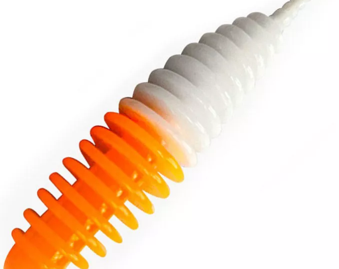 Приманка TROUT BAIT Jumbo 50, Сыр 10 (12шт.) цвет White-Orange - изображение 1 