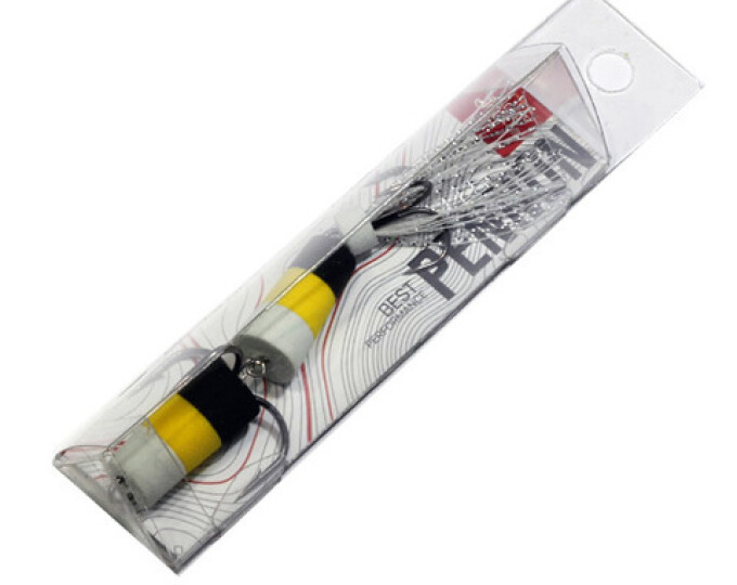 Приманка джиговая Lucky John PENNON 11 (белый/желтый/черный) - изображение 1 