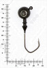 Джиг крашеный ШАР 16гр. (крючок VD-079 №3/0) (3шт.) цвет 04 (черный) - изображение 2