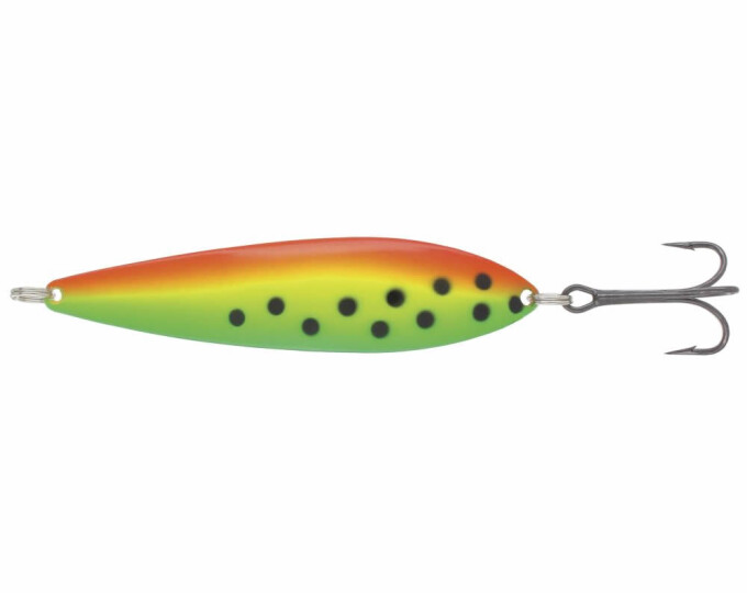 Блесна Kuusamo Lohi 95/21 цвет BL/GR/FYe/FR-B,UV - изображение 1 
