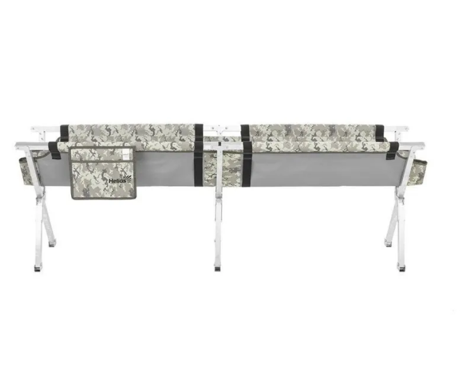 Кровать походная Helios (алюминиевый профиль 25х25мм, КМФ цифра, 300кг) - изображение 2