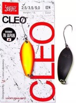 Блесна колеблющаяся Lucky John CLEO (длина 31мм, вес 2,5гр.) цвет 024