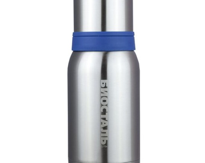 Термос TM «BIOSTAL» серия «ОХОТА» (узкое горло/пробка без кнопки/с двумя чашками) 750мл - изображение 2