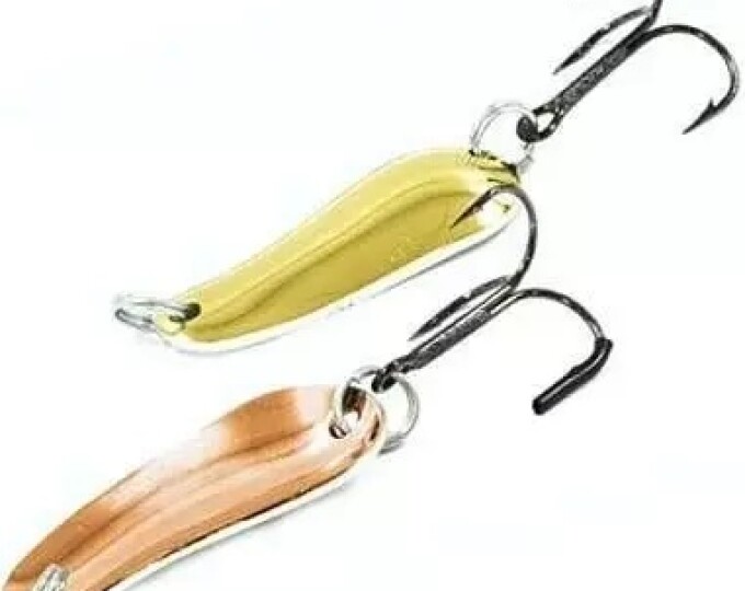 Блесна Колебалка Питер Окунёвая  7гр. (2-х цветная) Латунь/Медь - изображение 1 