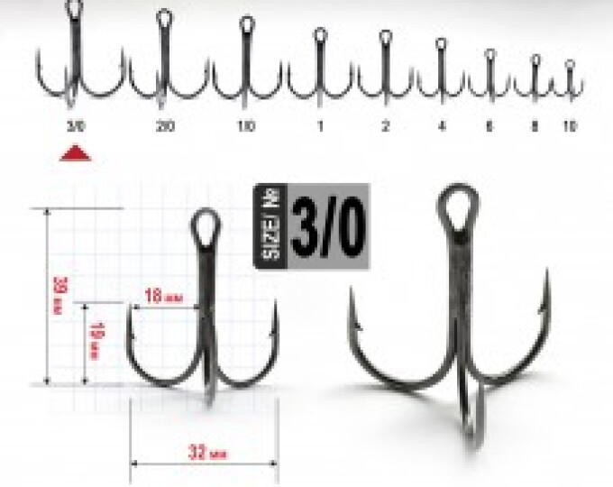 Крючок Fanatik (FT-1103) № 3/0 - изображение 1 