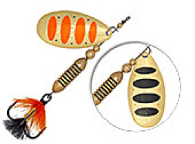 Блесна Pontoon 21 «AV Type A» #1,0 (вес 4,3гр., длина лепестка 22,6мм) цвет PD61-041