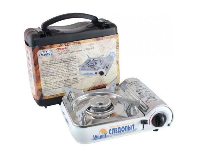 Плита газовая СЛЕДОПЫТ — WeenY (нержавеющая сталь) - изображение 1