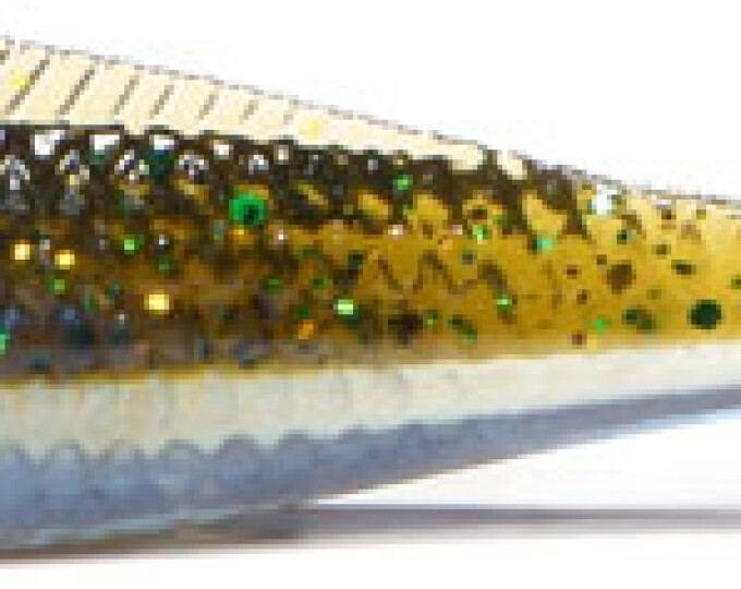 Виброхвост Kosadaka DODGER 75мм (8шт.) цвет BBR - изображение 1