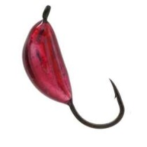 Мормышка вольфрамовая БАНАН с ушком (обмазка) 4,0мм *Ruby