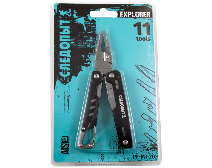 Мультитул «Следопыт-EXPLORER» 11 предметов, в чехле - изображение 1 