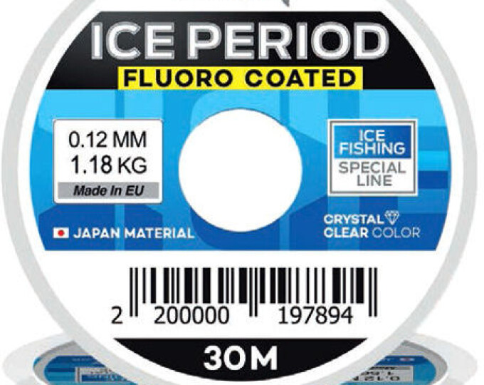 Леска SALMO ICE PERIOD FLUORO COATED 30м, 0,08мм - изображение 1 