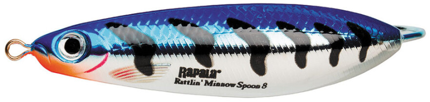Незацепляйка Rapala Rattlin’ Minnow Spoon 08 (8см, 16гр.) /MBT