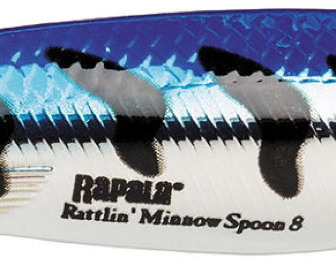 Незацепляйка Rapala Rattlin’ Minnow Spoon 08 (8см, 16гр.) /MBT - изображение 1 
