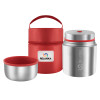 Термос для еды Relaxika 301 в термочехле (0,5л) стальной - изображение 7