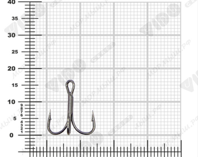 Крючок Treble Hooks (VD-093-BN) №08 - изображение 3